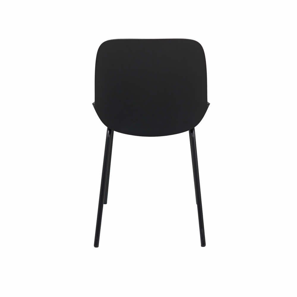 Ira Black PVC Cafe Chair