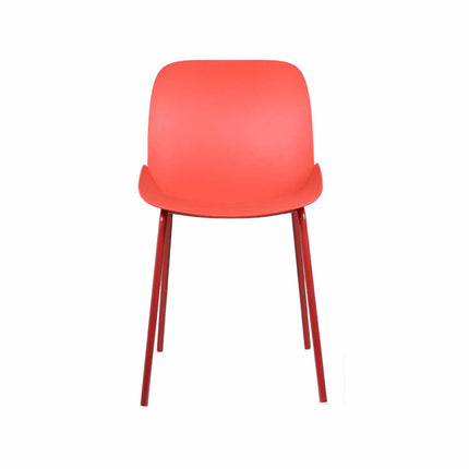 Ira Red PVC Cafe Chair