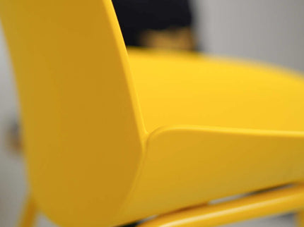 Ira Yellow PVC Cafe Chair