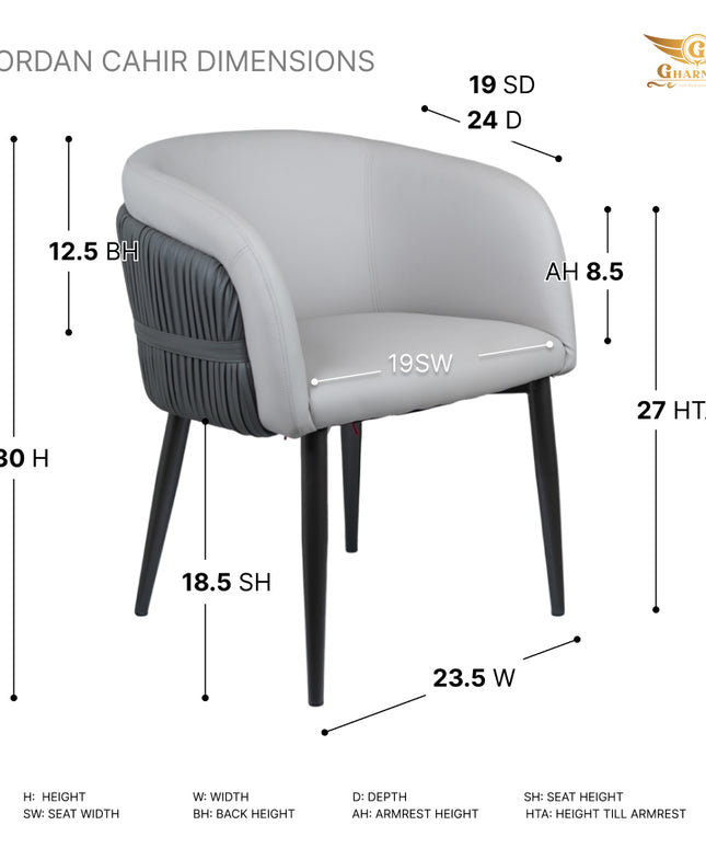 Jordan Luxury Dining Chair Gold