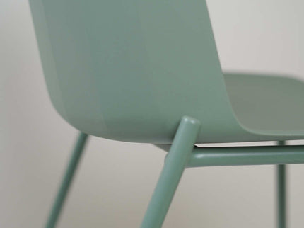 Lander Paster Grey Premium Cafe Chair