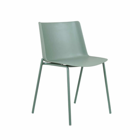 Lander Paster Grey Premium Cafe Chair