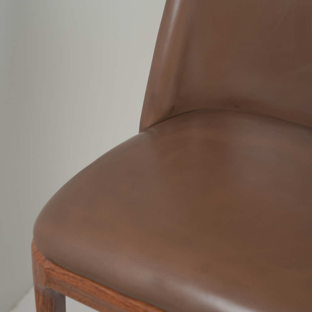 Leon Leather Dining Chair for Restaurant