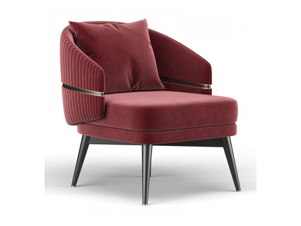 Luxoria Lounge Chairs For Hotel or Lounge Maroon Color