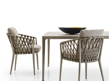 Marino Aluminium Outdoor Rope Chair