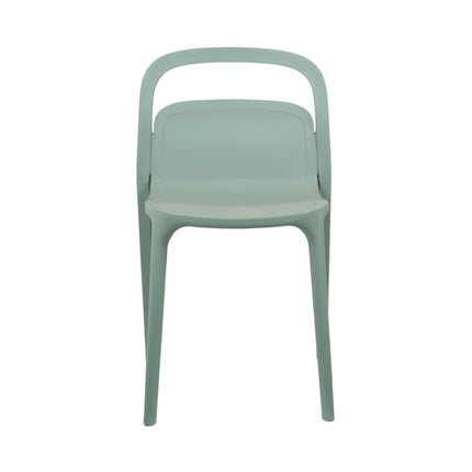 Milan PVC Cafe Chairs Premium in Mint green Color