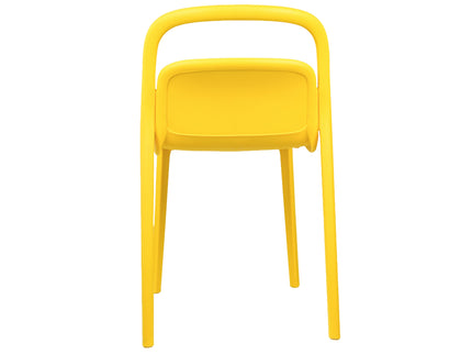 NEW Milan PVC Cafe Chairs Premium in Yellow color