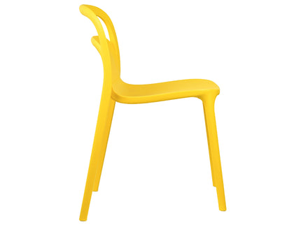 NEW Milan PVC Cafe Chairs Premium in Yellow color