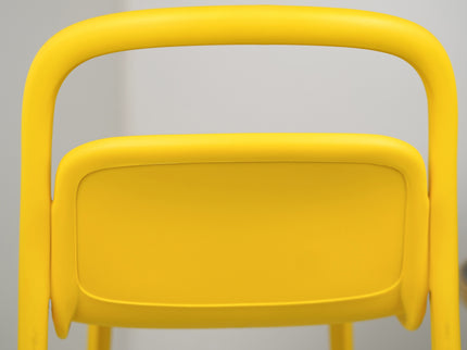 NEW Milan PVC Cafe Chairs Premium in Yellow color