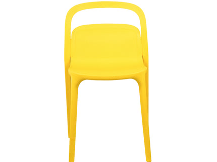 NEW Milan PVC Cafe Chairs Premium in Yellow color