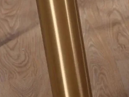 Mill gold 2 seater restaurant table with marble top