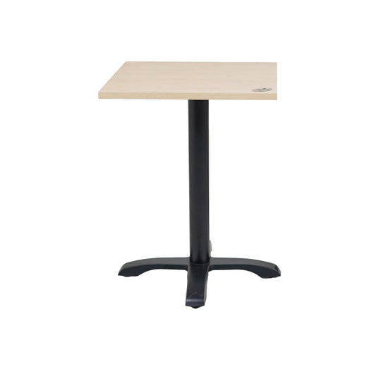 MS Plus Single Pillar Table Base Beige Top