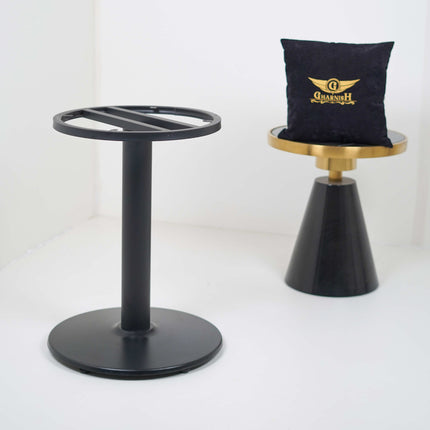MS Round Single Pillar Restaurant Table Base For 2 Seater