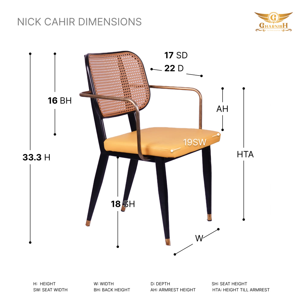 Restaurant Chair Height Standard Restaurant Chair Dimensions
