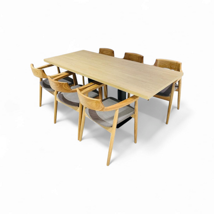 Tinder Light 6 Seater Set