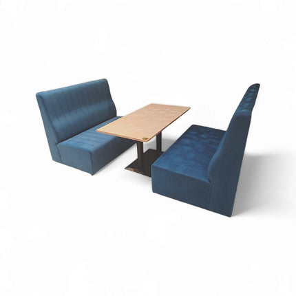 Lumber 4 Seater Booth Seating Set
