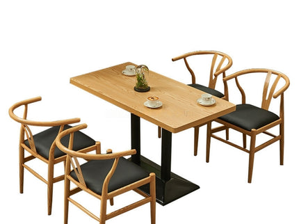 Oaks 4 seater restaurant dining set