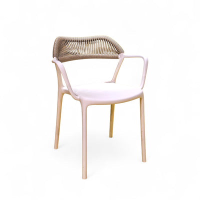 Nexa White PVC Rope Chair