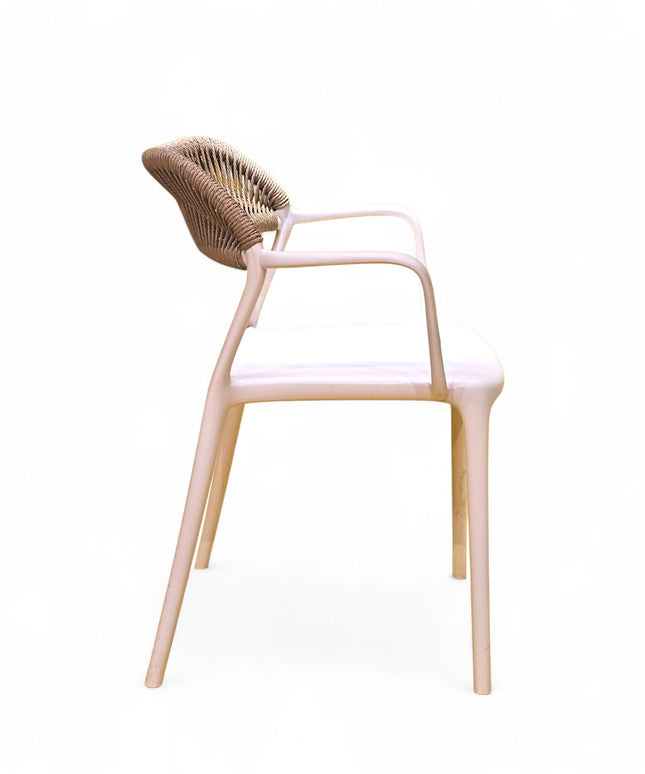 Nexa White PVC Rope Chair