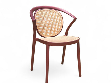 Nero Maroon PVC Chair