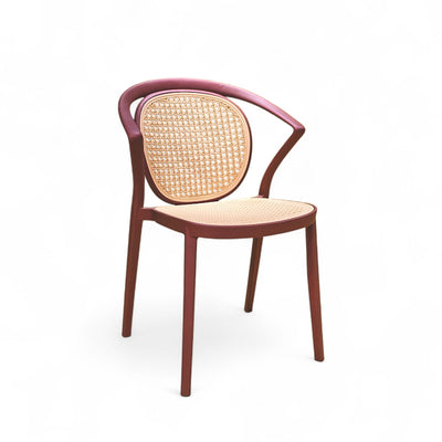 Nero Maroon PVC Chair
