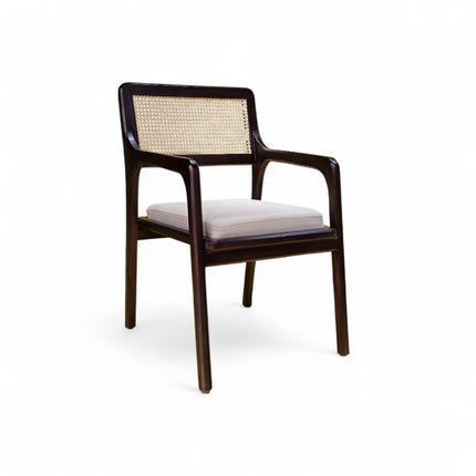 Vanya Teakwood Cane Chair