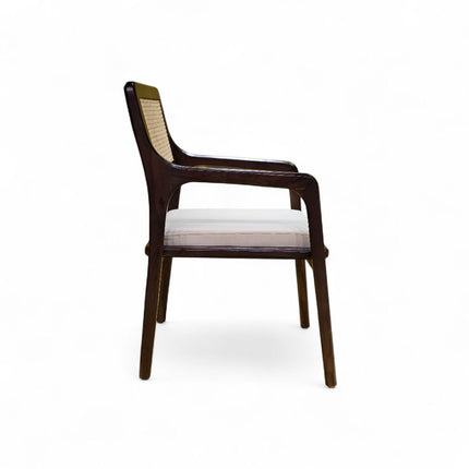 Vanya Teakwood Cane Chair