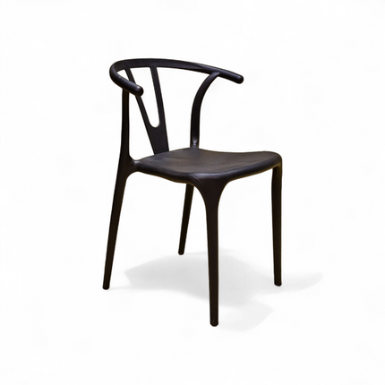 Evok Black PVC Chair