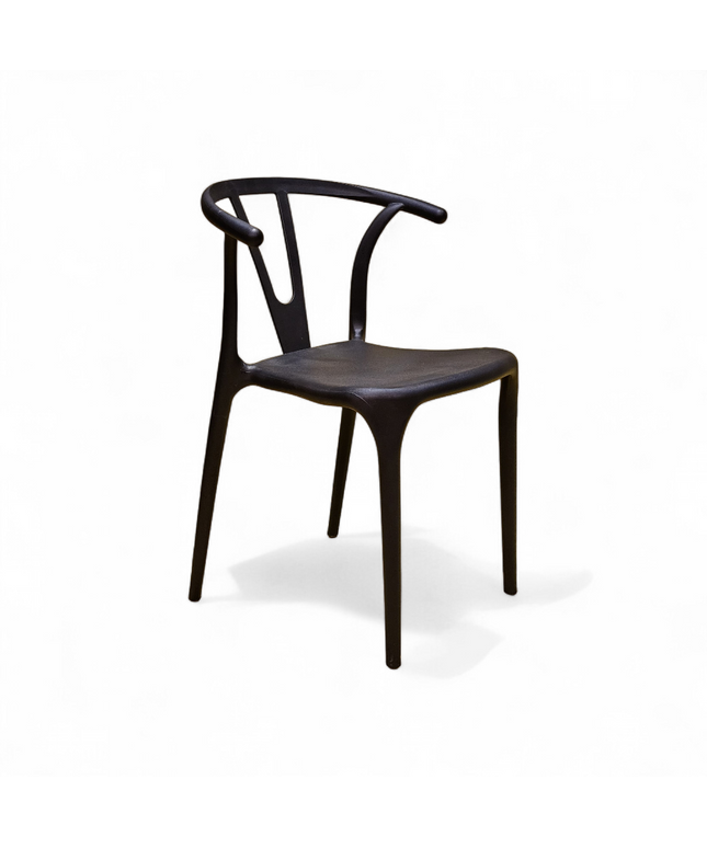 Evok Black PVC Chair