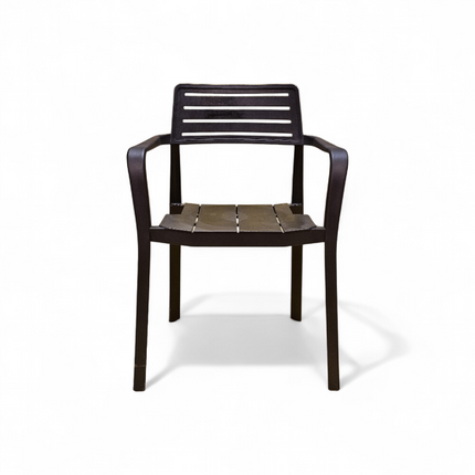 Metro Black PVC Chair