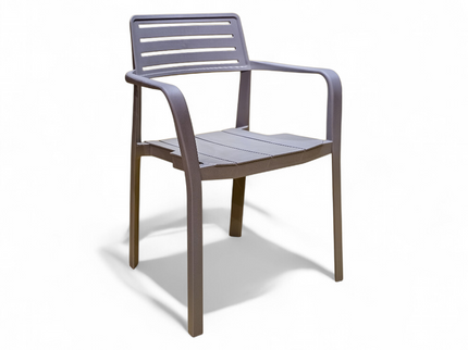 Metro Grey PVC Chair