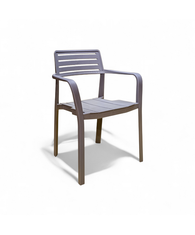 Metro Grey PVC Chair