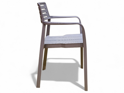 Metro Grey PVC Chair