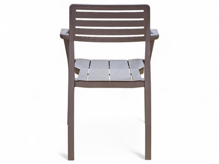 Metro Grey PVC Chair
