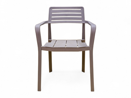 Metro Grey PVC Chair