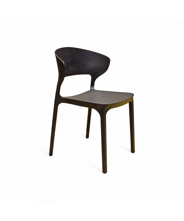 Astra Black PVC Chair