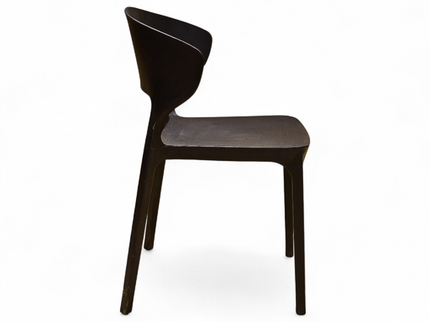 Astra Black PVC Chair