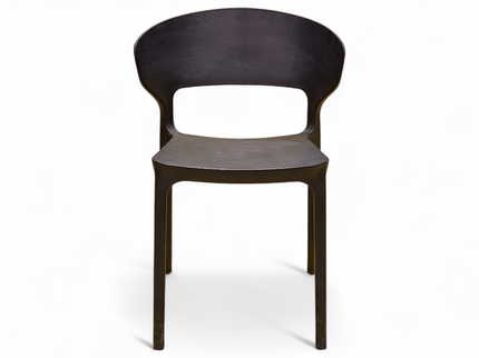 Astra Black PVC Chair