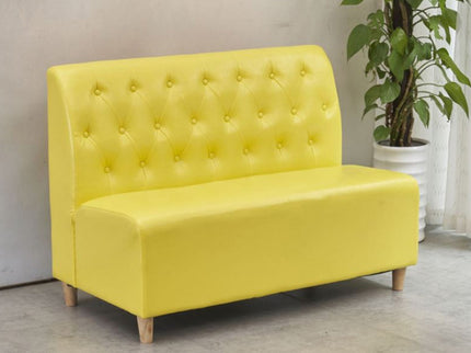 Omega Yellow 2 Seater Restaurant Booth