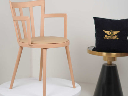 Pacify Gold PVC Cafe Chair