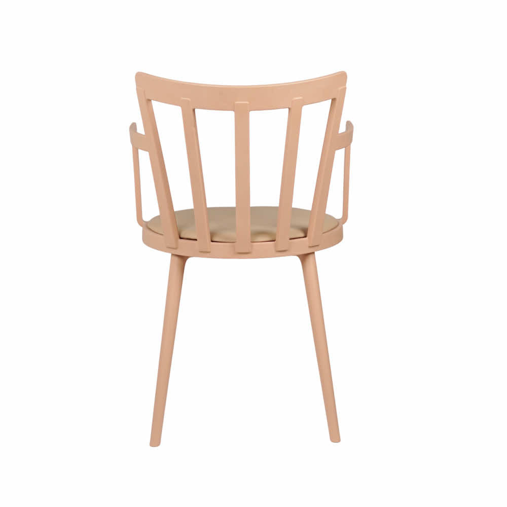 Pacify Gold PVC Cafe Chair