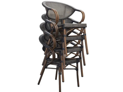 Saga 4 seater outdoor restaurant furniture set