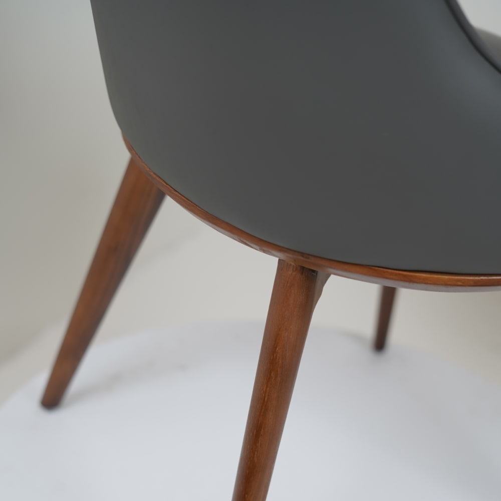 Sans Dining Chairs With Wooden Legs for Home and Jewellery Store