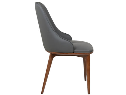 Sans Dining Chairs With Wooden Legs for Home and Jewellery Store