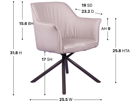 Skyla Lounge Revolving Chair