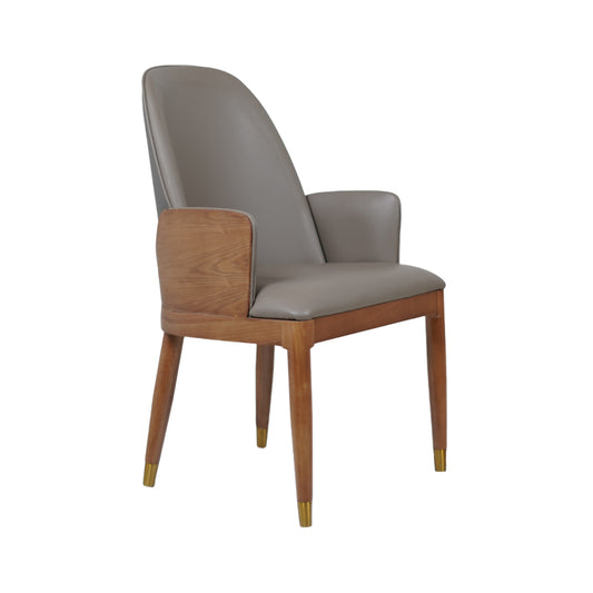 Sonic Dining Chairs With Wooden Back