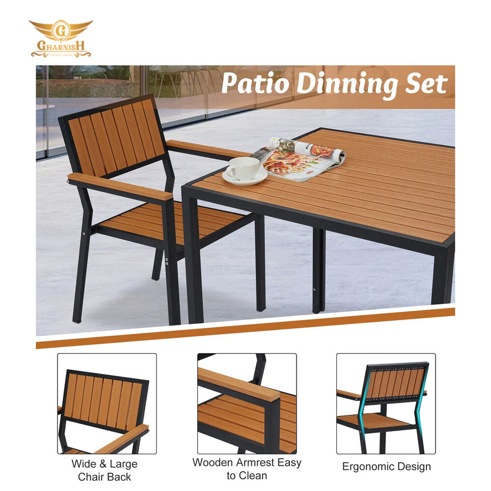 Square Bistro Outdoor Dining Set - Main Image