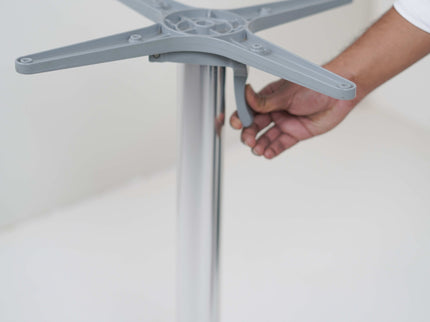 SS Foldable Plus Single Pillar Table Base