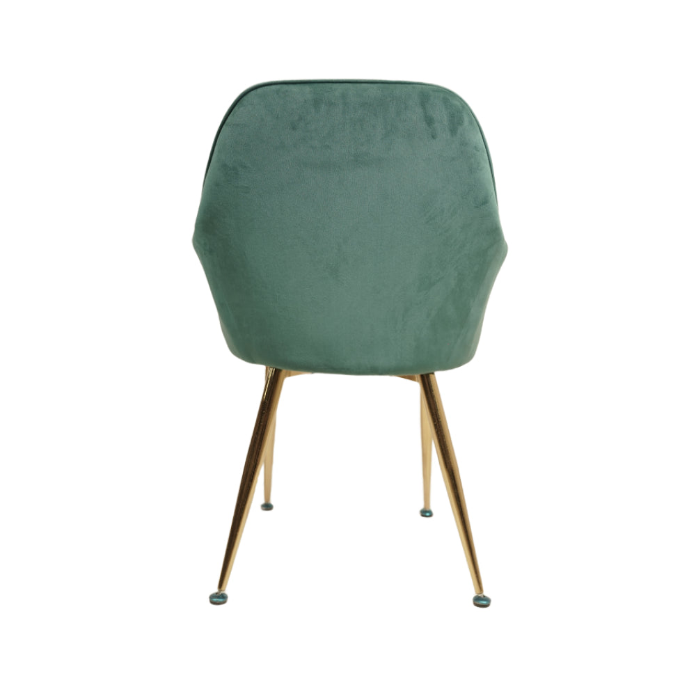 Stripe Green Restaurant Chair