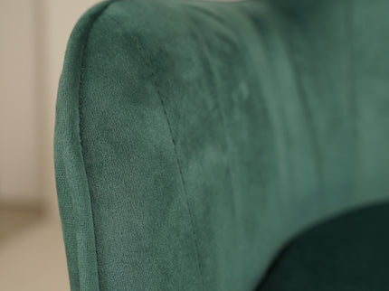 Stripe Green Restaurant Chair